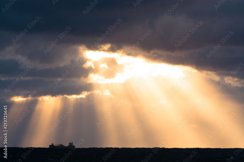 Obraz premium Światło z chmur