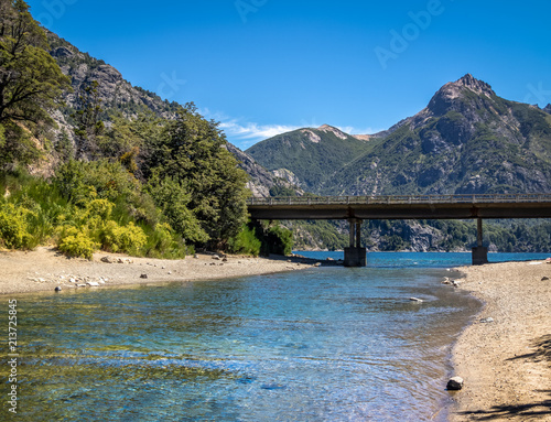 Arroyo La Angostura Bridge at Circuito Chico - Bariloche, Patagonia, Argentina