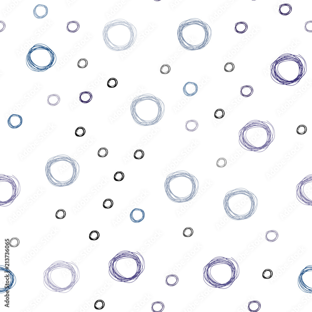 Dark Pink, Blue vector seamless cover with spots.