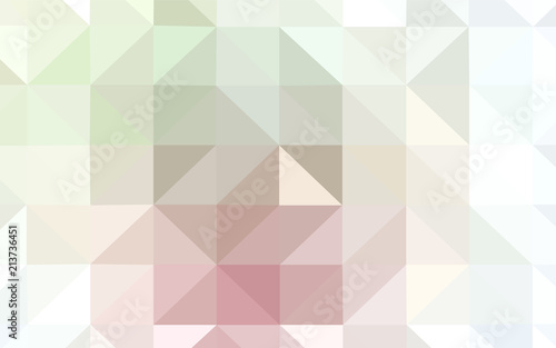 Fototapeta Naklejka Na Ścianę i Meble -  Light Pink, Green vector shining triangular cover.