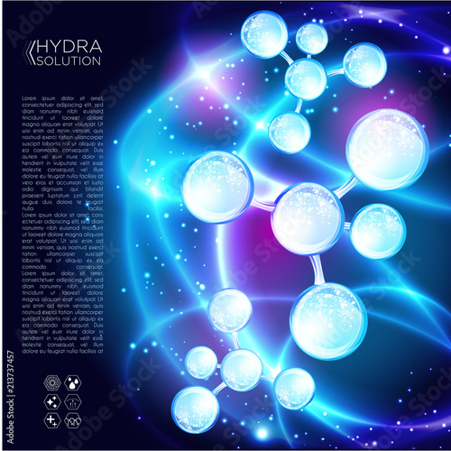Hyaluronic acid or abstract molecules design