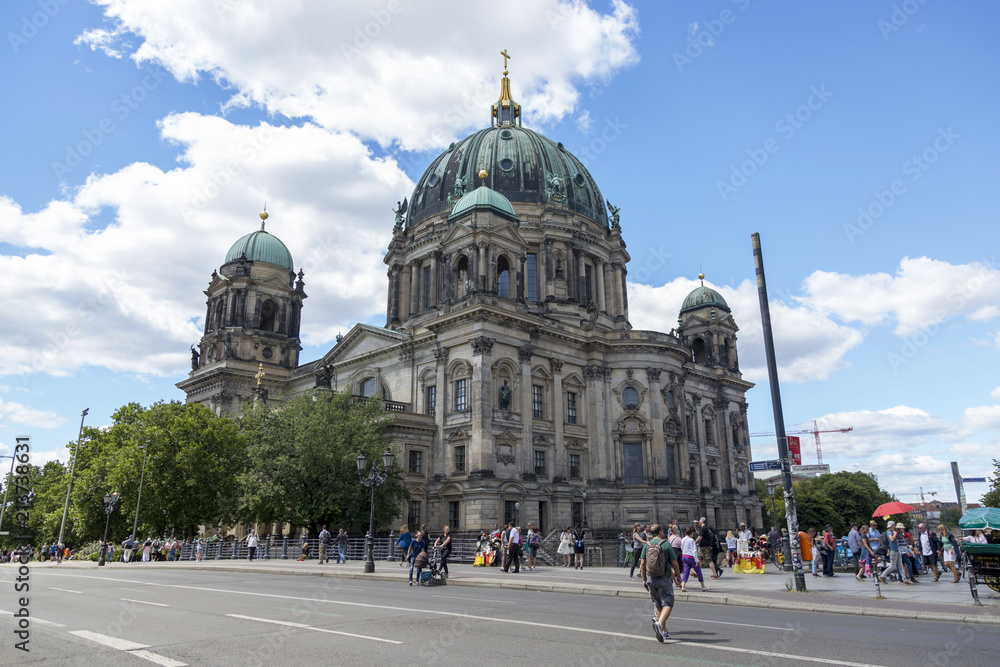 Berlin, Germany - July 01, 2018: Berlin Cathedral