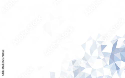 Light Pink, Blue vector gradient triangles pattern.