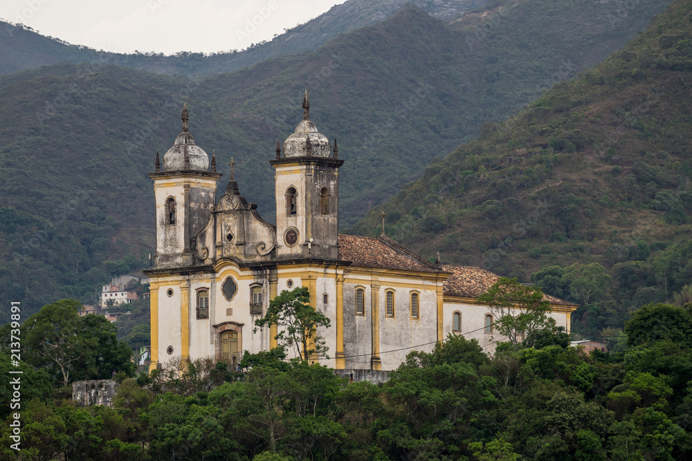 Church of Saint Francis of Paula in Ouro Preto, Minas Gerais, Brazil