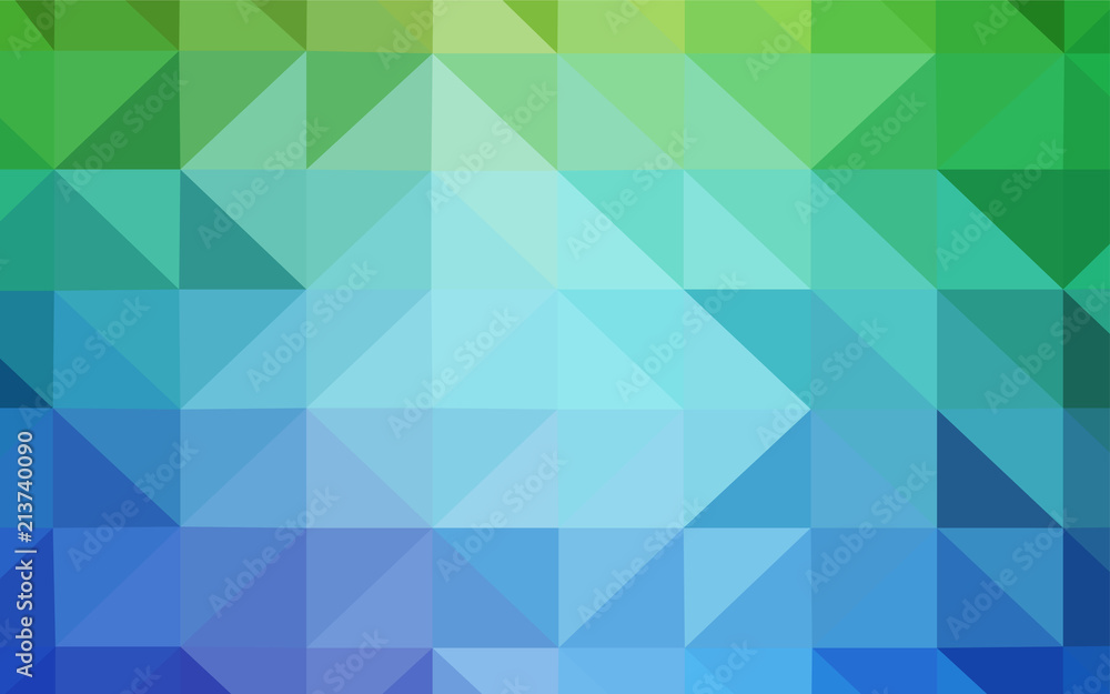 Light Blue, Green vector abstract polygonal background. Light Blue, Green vector abstract polygonal background.