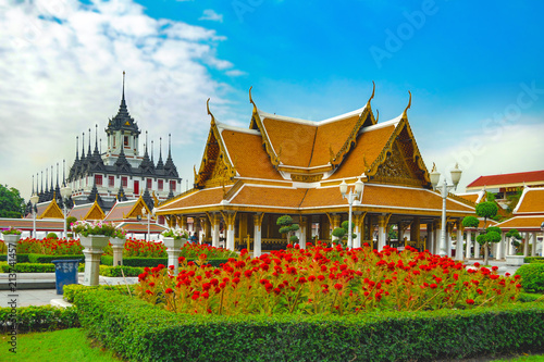 Wat Ratchanaddaram. Thailand. Bangkok. photo