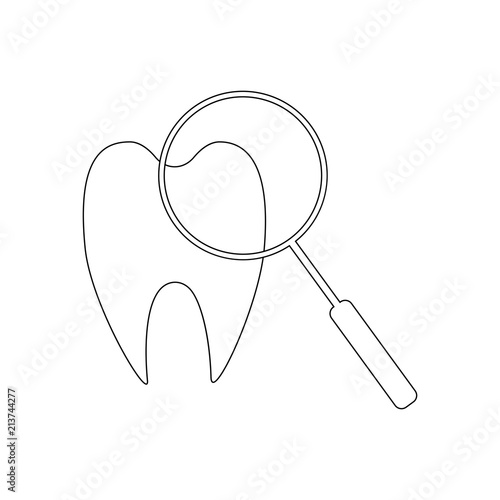 Dental care illustration
