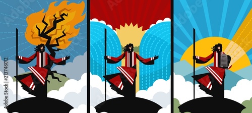 moses exodus scenes