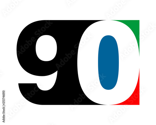 gestalt typography typeset logotype numeral numeric nominal image vector icon