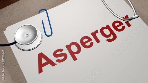 Asperger healthcare concept