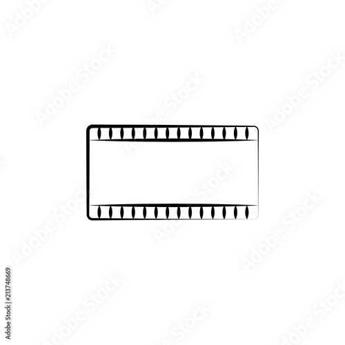 film outine logo style icon. Element of photo icon for mobile concept and web apps. Outline film icon can be used for web and mobile