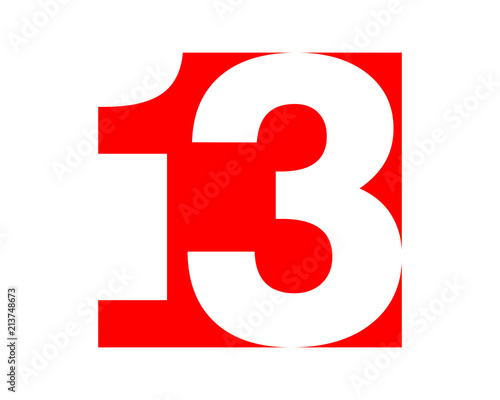 red gestalt typography typeset logotype numeral numeric nominal image vector icon