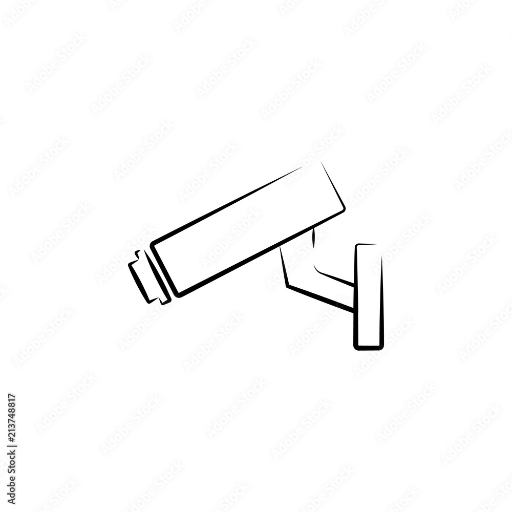Surveillance Camera outine logo style icon. Element of photo icon for mobile concept and web apps. Outline Surveillance Camera icon can be used for web and mobile Surveillance Camera outine logo style icon. Element of photo icon for mobile concept and web apps. Outline Surveillance Camera icon can be used for web and mobile
