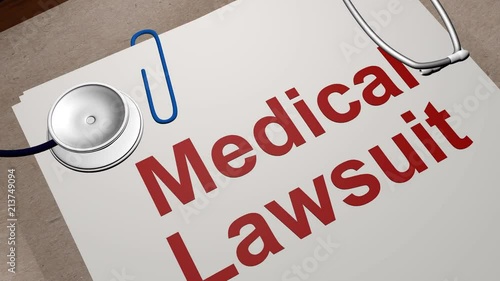 Medical Lawsuit healthcare concept