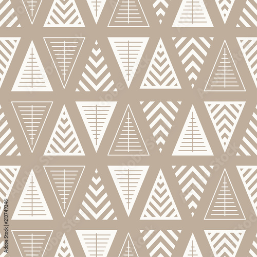 Winter holidays seamless pattern