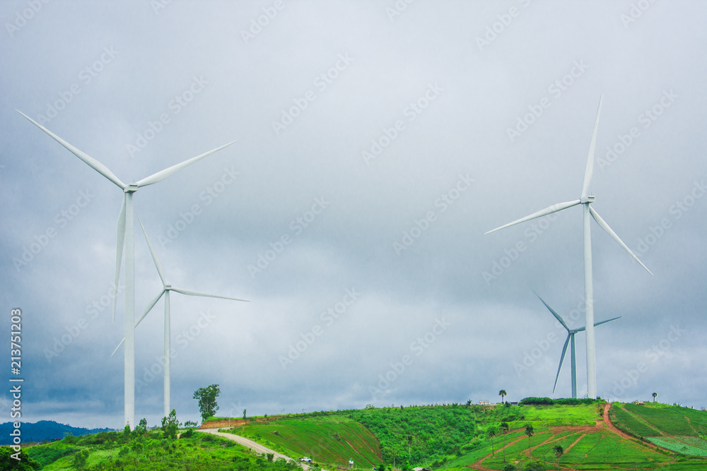 Windmill Turbine Electricity Farm, Thailand Windmill Turbine Electricity Farm, Thailand