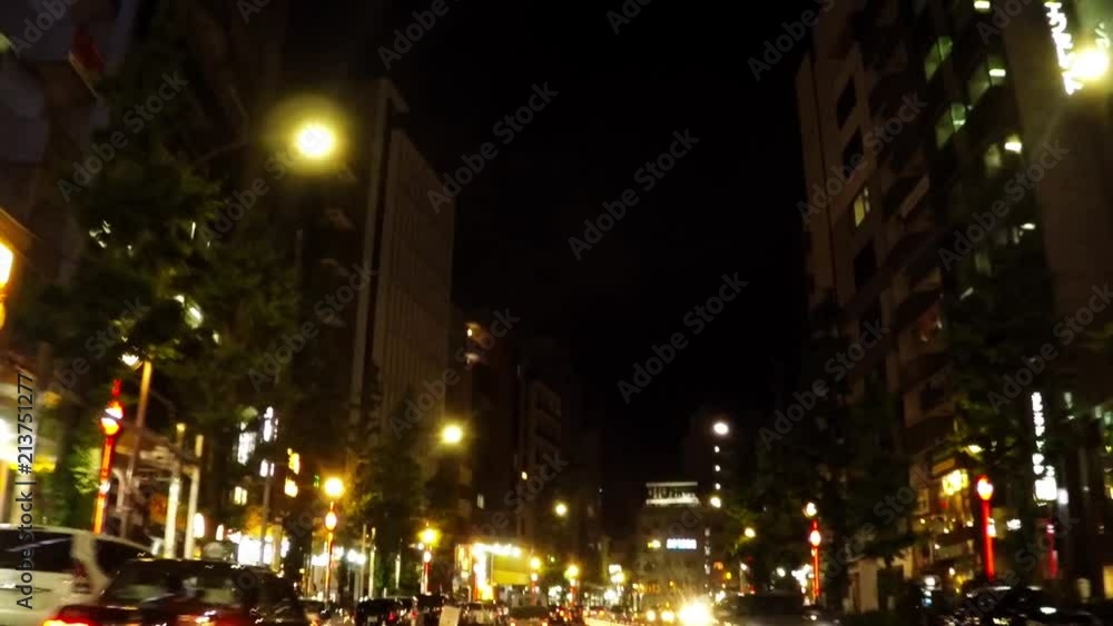 日本都市風景、東京の恵比寿付近