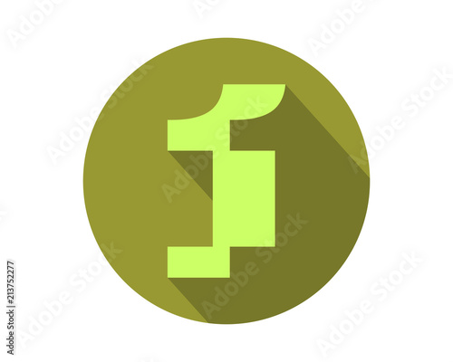 circle gestalt typography typeset logotype numeral numeric nominal image vector icon