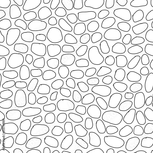 Pebble abstract background, seamless pattern for your design