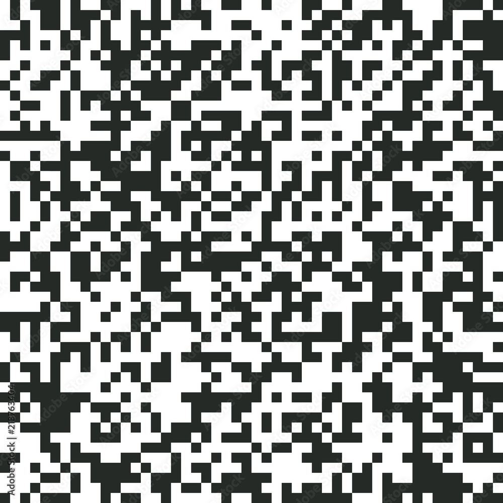 QR Code Digital Abstract Black and White Pixel Noise Background QR Code Digital Abstract Black and White Pixel Noise Background