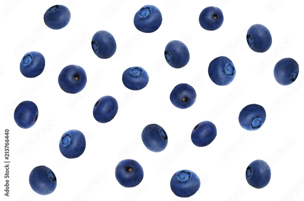 Lots of blueberries on white isolated background. Berries, summer, health, fruit Lots of blueberries on white isolated background. Berries, summer, health, fruit