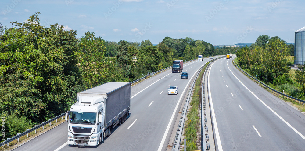 Panorama Autobahn Logistik