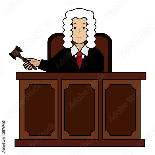 justice judge on stage character