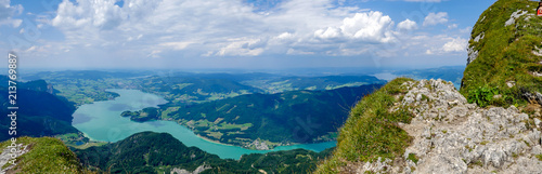 Panorama Landschaft Mondseeblick photo