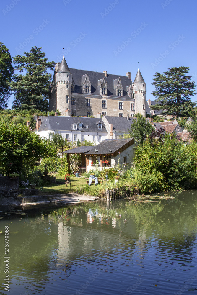 Montrésor. Le château. Indre-et-Loire. Pays de Loire