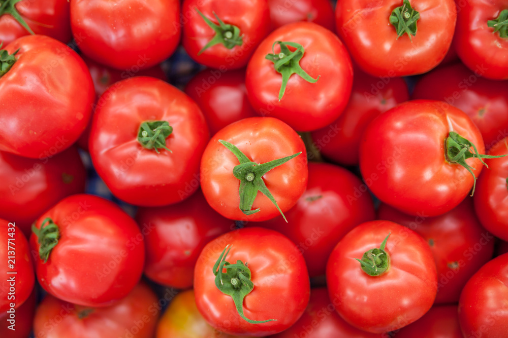 Fresh ripe tomatoes on the farm Turkish oriental market Fresh ripe tomatoes on the farm Turkish oriental market