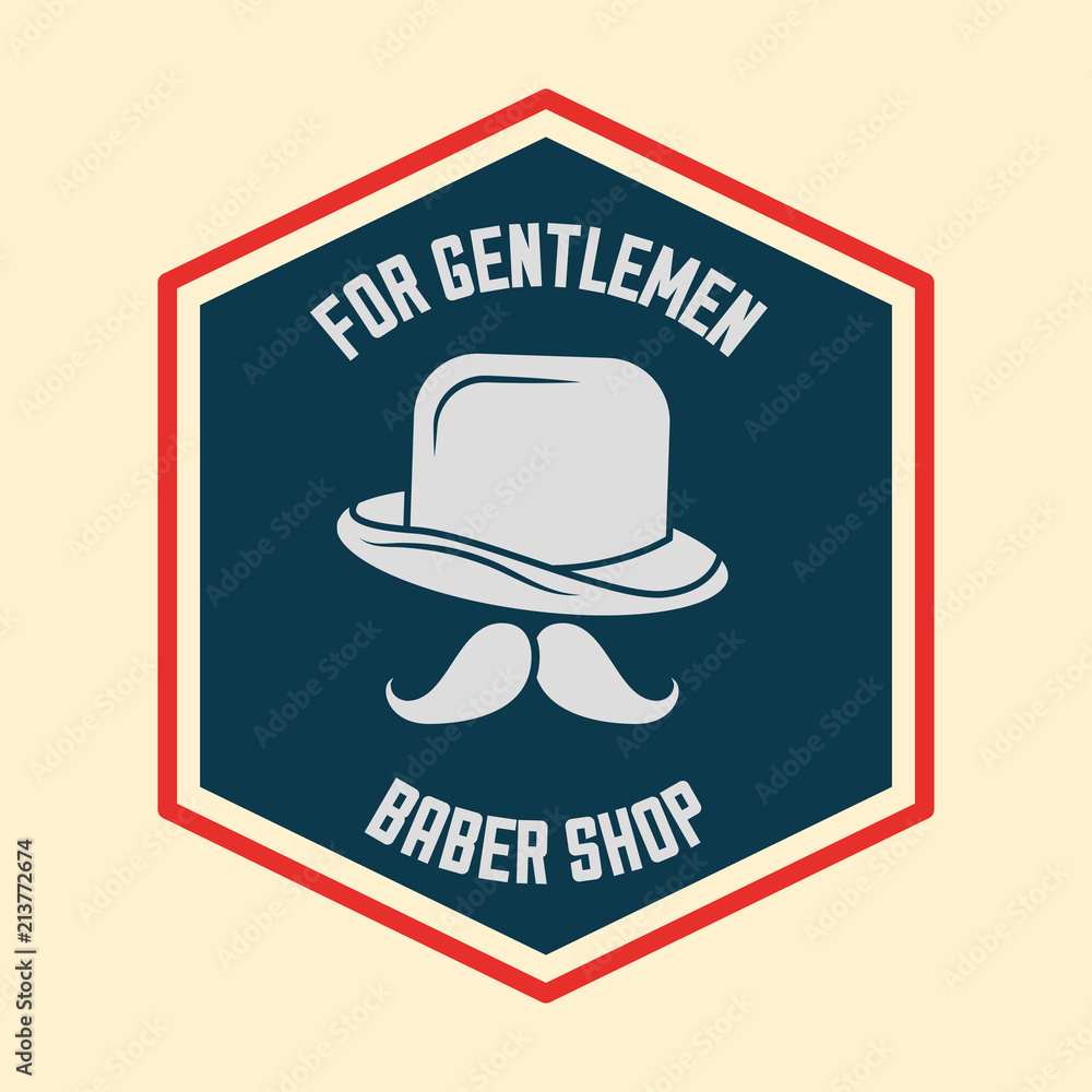 Fototapeta premium baber shop design