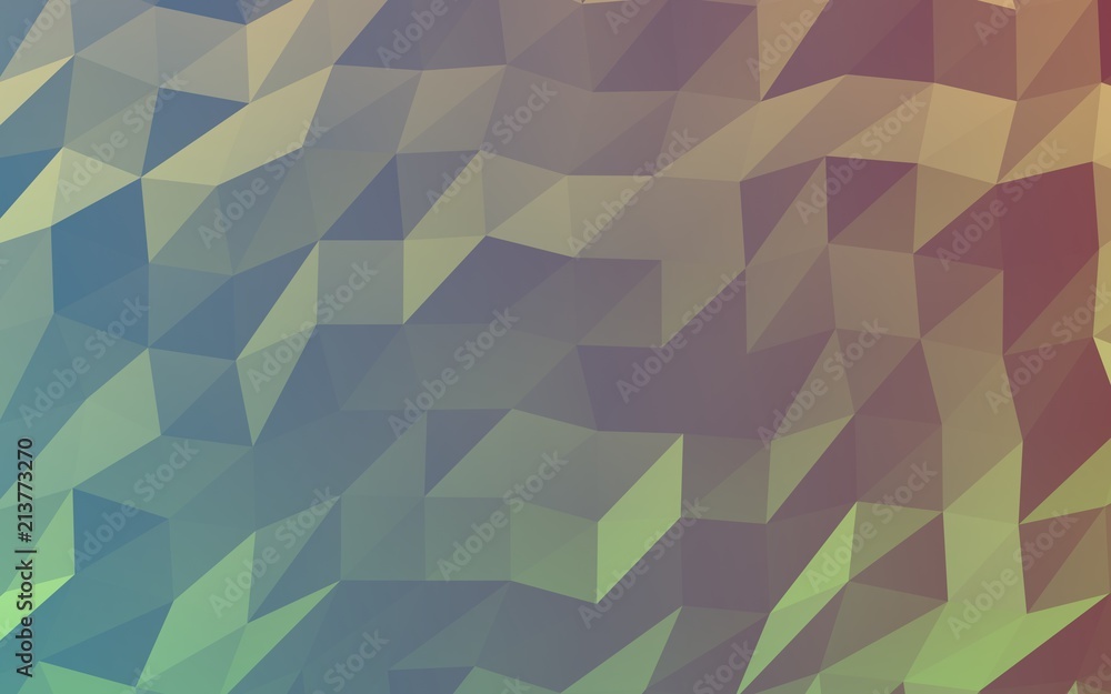 Abstract triangle geometrical green background. Geometric origami style with gradient. 3D illustration Abstract triangle geometrical green background. Geometric origami style with gradient. 3D illustration