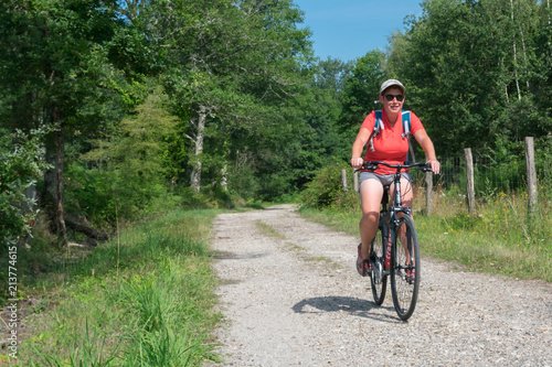 balade à vélo femme