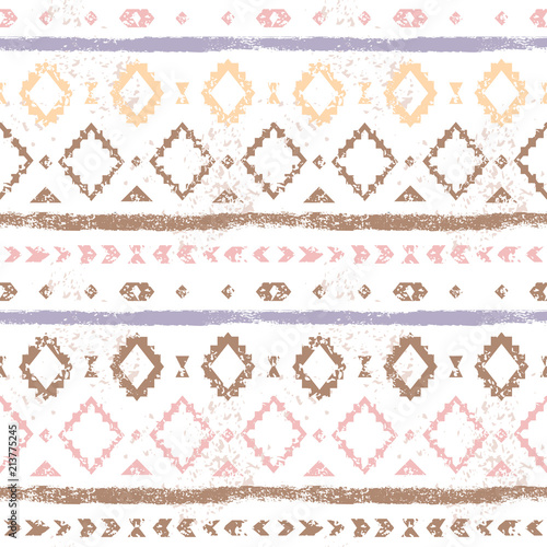 Pastel colored pink geometr...