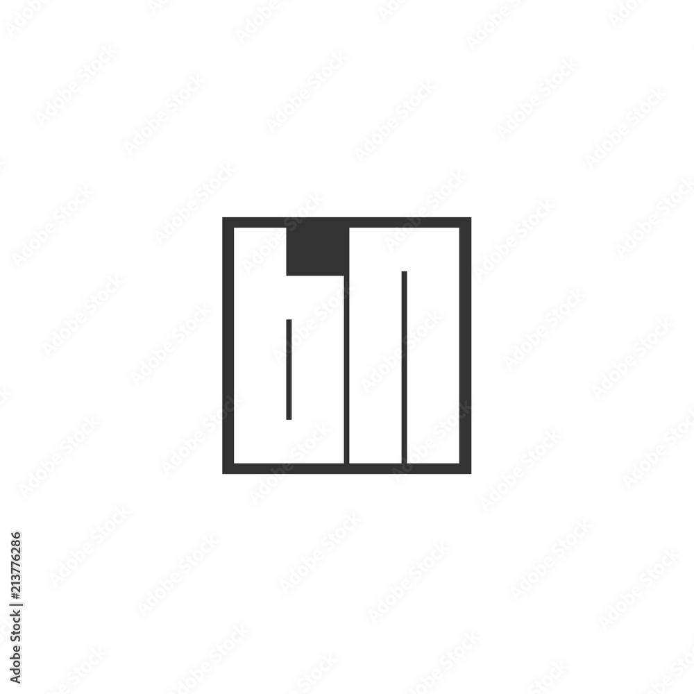 BN Letter logo template design BN Letter logo template design