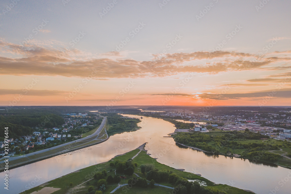 Neman and Neris confluence, Kaunas, Lithuania