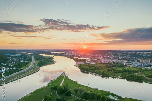 Neman and Neris confluence, Kaunas, Lithuania