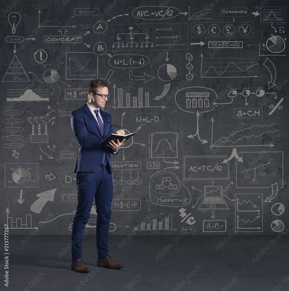 Businessman in business, success, investment and finance concept Businessman in business, success, investment and finance concept