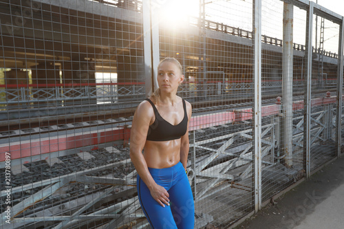  sport girl on street