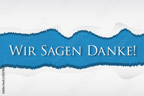 WIR SAGEN DANKE!