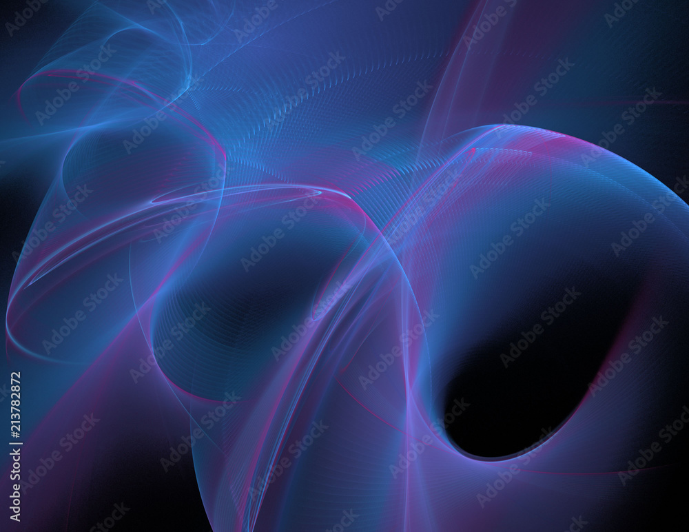 Abstract fractal 3D spiral Abstract fractal 3D spiral