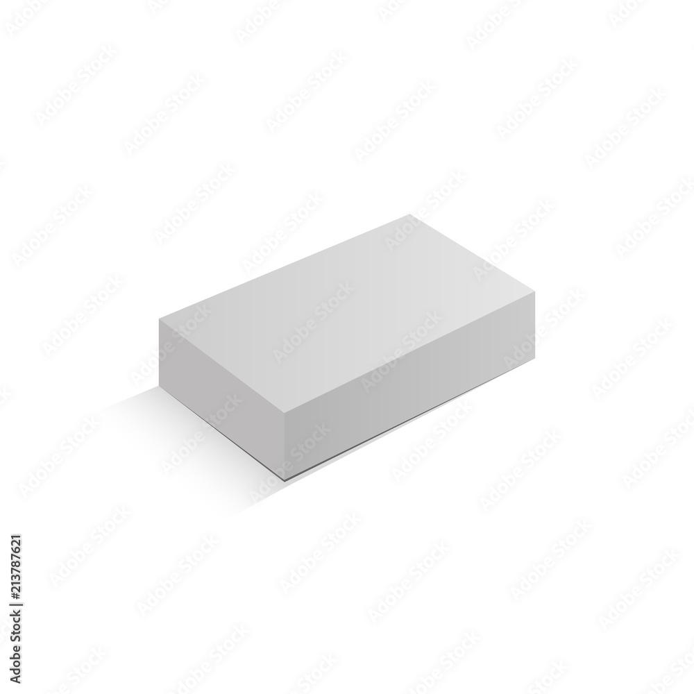 Naklejka premium Blank box on white background. Vector, eps10