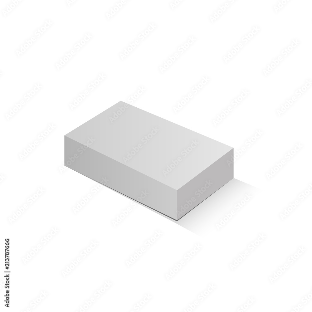 Blank box on white background. Vector illustration, eps10 Blank box on white background. Vector illustration, eps10