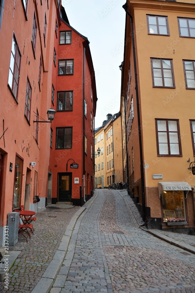 Random street view in Gamla Stan Random street view in Gamla Stan