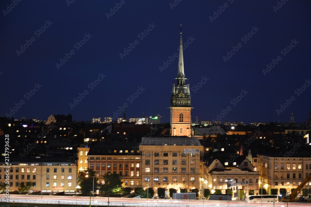 Stockholm cityscape from Monteliusvagen Hill Stockholm cityscape from Monteliusvagen Hill