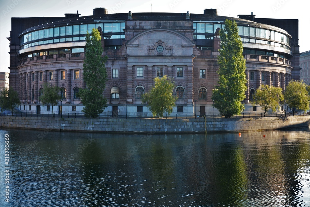 Naklejka premium Parliament House of Stockholm