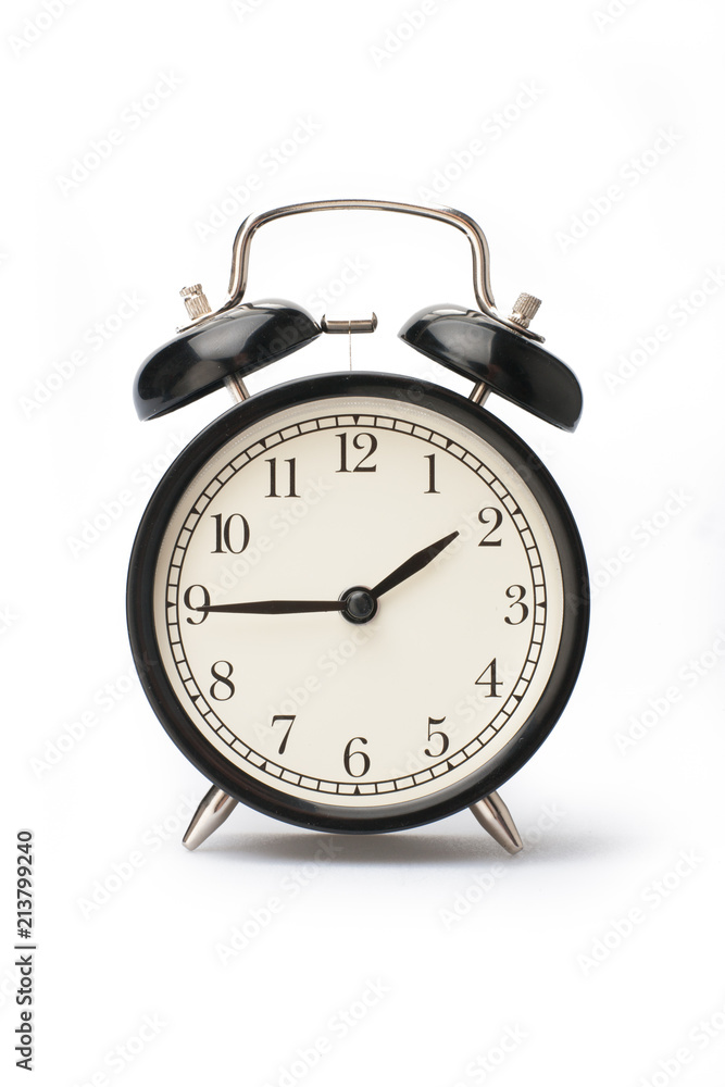 Alarm clock face isolated on white background Alarm clock face isolated on white background