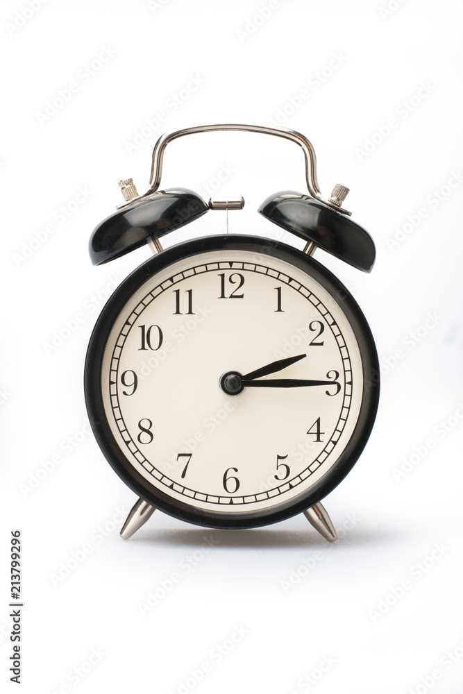Alarm clock face isolated on white background Alarm clock face isolated on white background