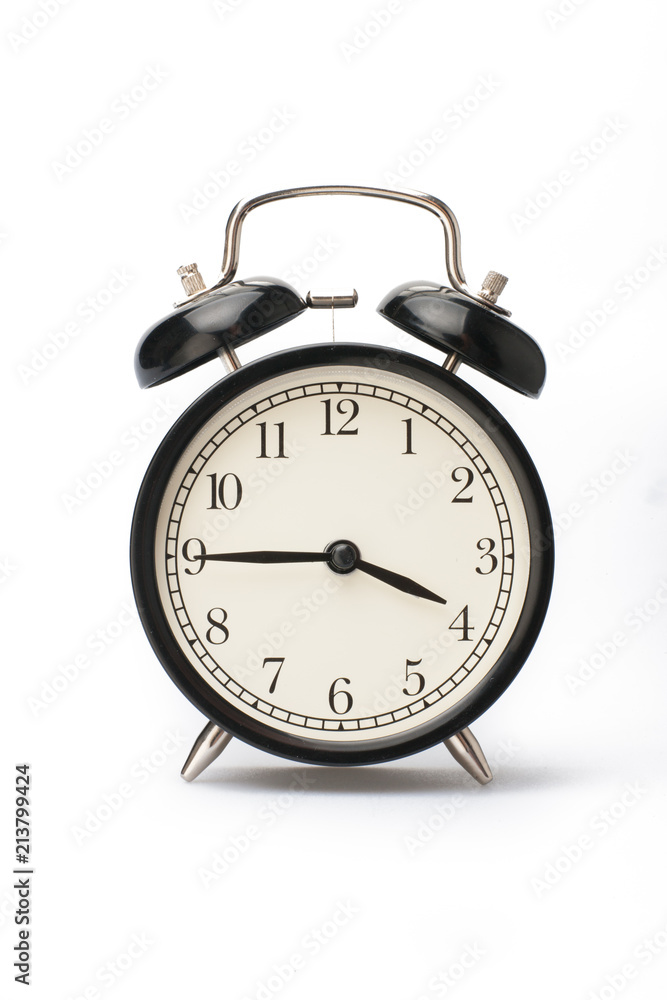 Alarm clock face isolated on white background Alarm clock face isolated on white background