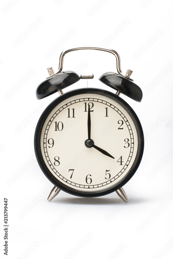 Alarm clock face isolated on white background Alarm clock face isolated on white background